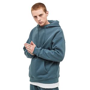 Sweats à capuche en coton anti-rétrécissement de haute qualité pour hommes Sweats à capuche unis de grande taille pour hommes Pulls à capuche personnalisés pour hommes - Product Image 1