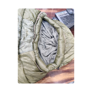 Sac de couchage léger 3 saisons de type enveloppe pour adultes, confortable pour une utilisation tactique sur le terrain, pour le camping, la randonnée, style extérieur - Product Image 6