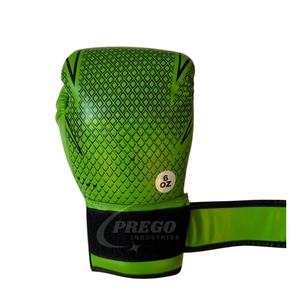 Guantes de Boxeo de Piel Sintética al por Mayor, Guantes Ligeros para Entrenamiento y Sparring, Ajustables con Cierre de Gancho y Bucle, Logotipo Personalizado OEM - Product Image 5