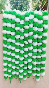 พวงมาลัยดอกดาวเรืองประดิษฐ์สำหรับงานแต่งงานแบบอินเดีย, ดิวาลี, ฮัลดี, เมห์นดี, งานปาร์ตี้และงานอีเว้นท์, ฉากหลังตกแต่งเวที - Product Image 4