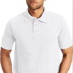 批发定制设计高品质条纹高尔夫翻领马球衫运动男士休闲智能刺绣男士马球衫