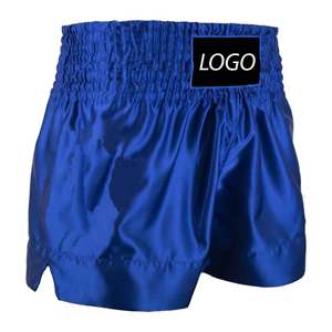 Shorts de boxe unisexes durables, à séchage rapide, légers, avec logo sur le devant, taille mi-haute, cargo, prix de gros - Product Image 1