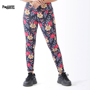 Leggings Deportivos TWILL SPORTS de Cintura Alta para Mujer, Algodón/Bambú, Sin Costuras, Transpirables, Efecto Push-Up, Casuales, para Gimnasio, Deporte, Personalizables - Product Image 3