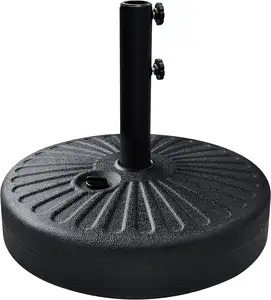 Con supporto in acciaio riempita d'acqua per giardino rotondo con giardino per <span class=keywords><strong>prato</strong></span> pesante Patio esterno mercato giardino basamento ombrello - Product Image 1