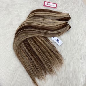 Extensions de cheveux de trame de Machine de haute qualité couleur spéciale cheveux humains vietnamiens pas d'enchevêtrement pas de perte de cuticule lâche vague profonde - Product Image 2