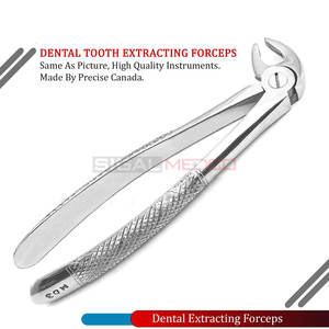 Fórceps de extracción MD3 para incisivos inferiores Cuspids Bicúspides y Roots Instrumento de extracción dental de precisión Cirugía oral - Product Image 6