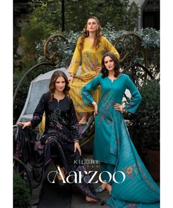 Turkish Abaya with Embroidered Beaded Chiffon and Modest Dress Kaftan Robe Two Piece Set High Street Style for Women - Product Image 3