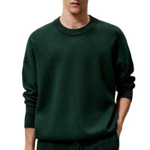 Alta calidad 100% algodón francés Terry hombres de gran tamaño pulóver sudadera hombro caído cuello redondo peso pesado ODM para sudaderas con capucha - Product Image 1