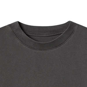 T-shirts surdimensionnés pour hommes-Couleur unie 100% coton-Gros et grand-Logo personnalisé T-shirts surdimensionnés pour hommes-Qualité 100% - Product Image 5