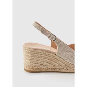 Sandali con zeppa in tela in edizione limitata Llansa - Product Image 6