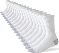 Chaussettes Hanes pour homme, légères, respirantes, à séchage rapide, antibactériennes, invisibles et super invisibles, lot de 6
