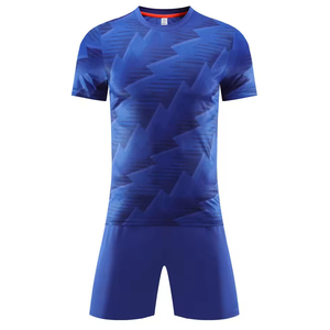 Barato cómodo 100% poliéster secado rápido transpirable entrenamiento fútbol kit conjuntos de uniformes de fútbol - Product Image 5