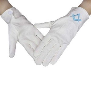 High Quality Masonic gloves for church masonic gloves masonic gloves 100% cotton - Product Image 4