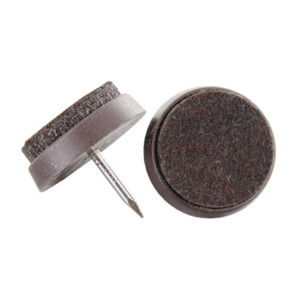 Pattini in Feltro per Sedie + Chiodo 26 mm Marrone 8 Pezzi - Product Image 1