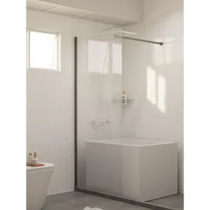 Paroi de douche en verre trempé (cannelé) - Product Image 3