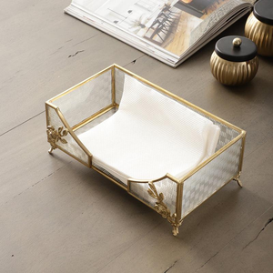 Acrylic <b>Tissue</b> <b>Box</b> Desktop Facial <b>Tissue</b> <b>Box</b> Paper Organizer <b>Holder</b> Cover Brass designing Crafts acrylic <b>Tissue</b> <b>Box</b> - Product Image 4