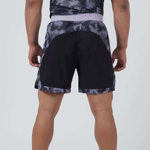 Pantalones cortos dobles para hombre, ligeros, 2 bolsillos, de poliéster, de secado rápido, licra, pantalones cortos deportivos para correr con logotipo personalizado para hombre, fabricante - Product Image 2