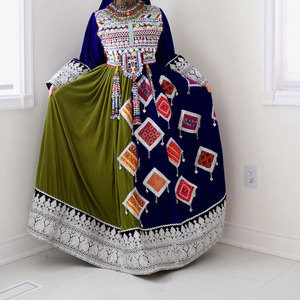 100% vestidos Kuchi afganos de alta calidad al por mayor vestido Kuchi afgano tradicional de alta calidad a granel - Product Image 3