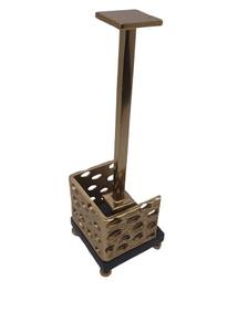 Luxury Gold Finish Eco-friendly Handmade <b>Tissue</b> <b>Box</b> <b>Holder</b> Decorative Wood Stand Party Table Accessories - Product Image 5