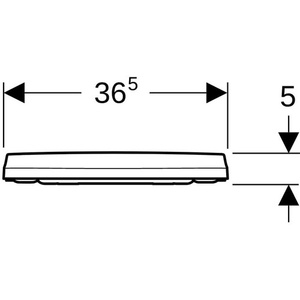 Siège de toilette Geberit ICon AB avec mécanisme de fermeture douce et système de démontage rapide - Product Image 5