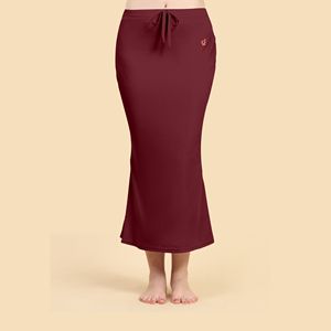 Trendmalls Maroon Shaper respirant pour Lycra Spandex Saree Jupon pour femme - Product Image 1