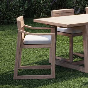 Ensemble de jardin extérieur en teck contemporain élégant avec design résistant aux intempéries - Product Image 6
