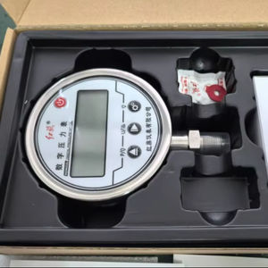 HONGQi YS-100 0-40MPA Hochpräzises 100mm Digitales Intelligentes Edelstahl-Druckmessgerät 0,5 Klasse Stoßfest M20x1,5 - Product Image 1