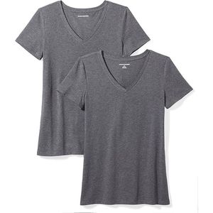 Camisetas de Cuello en V de Color Sólido para Mujer al por Mayor y Ropa Deportiva Informal: Fábrica de Ropa al por Mayor de Alta Calidad - Product Image 1