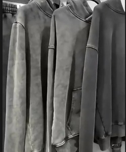 เสื้อฮู้ดผ้ายีนส์สำหรับผู้หญิงวินเทจซักด้วยกรดเสื้อผ้าแนวสตรีทแบบลำลองสำหรับฤดูหนาวเสื้อผ้าแนวสตรีทผ้าคอตตอนถักสีพื้นปัก3D - Product Image 5