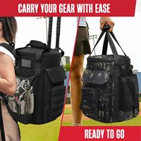 Sac seau de baseball, sacs d'entraîneur de softball adaptés aux seaux de 6 gallons, accessoires d'entraînement de baseball avec plusieurs poches