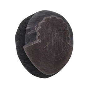 Perruque en cheveux humains Remy Taz Hair BD THB 2025 pour homme, vague corporelle, densité 150%, dentelle frontale, texture droite, cheveux chinois - Product Image 2