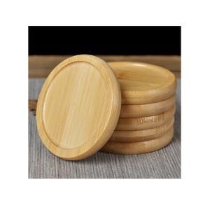 Rounded Modern Style Wooden Coaster Unique design Decoration & Accessories <b>Mats</b> & Pads drink coffee mug coaster customized - Product Image 3