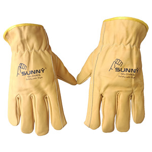 Gants de pilote de jardin de haute qualité multifonctions Logo personnalisé en cuir de sécurité extérieur travail gants d'hiver - Product Image 5