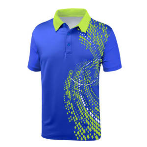 Camiseta Polo Sublimada Personalizada para Hombre, Secado Rápido, Absorbe la Humedad, Ligera, Ropa Deportiva, Uniforme de Equipo de Golf, OEM ODM - Product Image 2