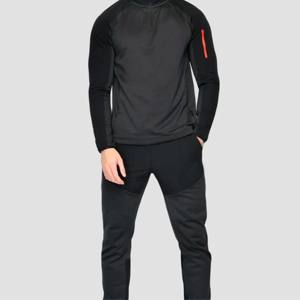 Chemise de chasse tactique à manches longues et fermeture éclair 1/4 pour hommes, pull décontracté pour la randonnée en plein air, haut de costume grenouille Ripstop - Product Image 1