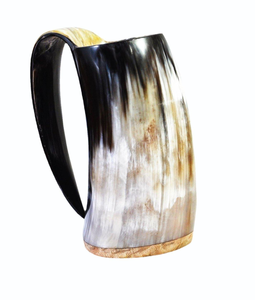 Tasses à bière élégantes et écologiques personnalisées Tasses à corne de boeuf naturelles de haute qualité décoratives - Product Image 6