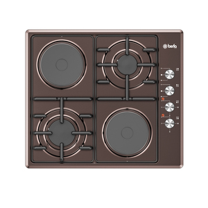 Family <b>Kitchen</b> Use Tempered Glass 2+2 Gas Cooker Gas Safety System Triple Burner System Smart Home Appliances - Product Image 3