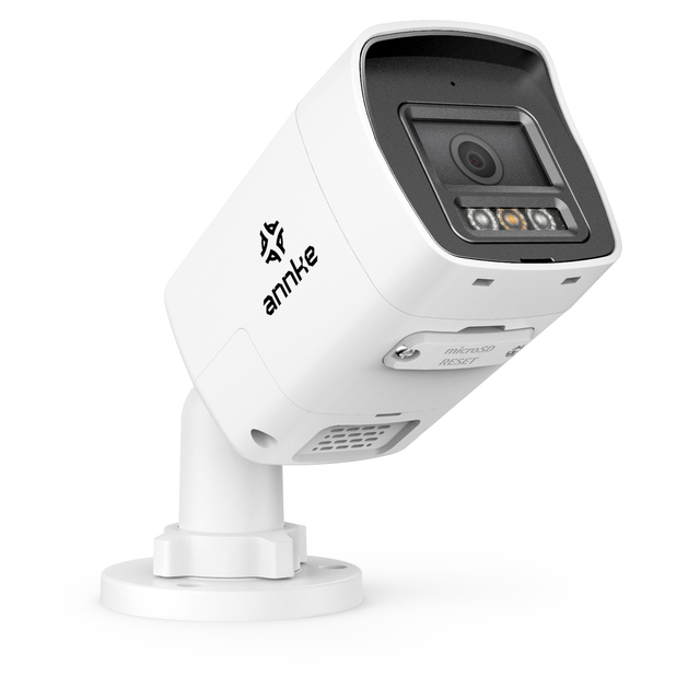 ANNKE C800 4K 8MP PoE Security Camera Smart Hybrid Light AI Human Vehicle Detection Microphone SD Card Slot IP67 Network Camera