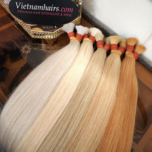 Extensiones vietnamita de pelo liso natural Remy virgen 100% al por mayor cinta de cutícula completa máquina Paquete de doble trama tipo superior - Product Image 6