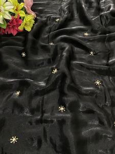 Exclusive Premium Bollywood Designer Pure Space Silk Fabric Saree Trendy Fancy Heavy Beautiful Katdana handwork Elegant Buti - Product Image 4