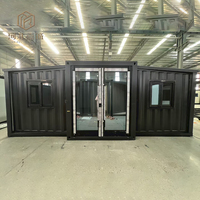 Villas de conteneurs préfabriquées de luxe, maisons de conteneurs pliables et extensibles, cabines mobiles portables, hôtels et chambres de stockage