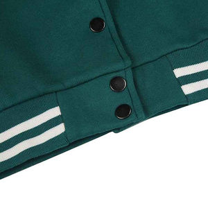 Nouvelle mode contraste couleur manteau femmes Letterman Bomber Baseball veste Varsity veste pour hommes 2025 - Product Image 3