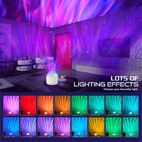 Petit projecteur de lumière LED galaxie, aurore boréale, lampe de chevet pour chambre à coucher, décoration