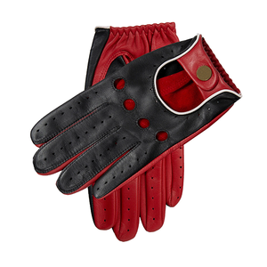 Guantes profesionales de cuero con diseño y logotipo personalizados Guantes de conducción de color únicos - Product Image 1