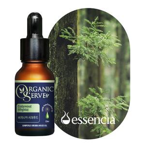 Huile Essentielle de Cèdre de Virginie Essencia Organic 15ml 100% Pure de Qualité Thérapeutique pour l'Hydratation - Product Image 1