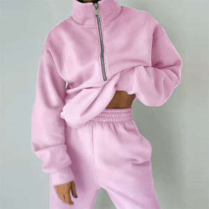 Conjunto de Sudadera de Invierno Personalizada para Mujer, Sudadera con Capucha Extra Grande Color Menta, Sudadera de Forro Polar, 100% Algodón, 300g, Estilo Urbano, PK - Product Image 3