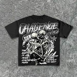 T-shirt tricoté pour hommes coupe courte vintage délavé à l'acide T-shirt décontracté imprimé DTG du fabricant personnalisé - Product Image 4