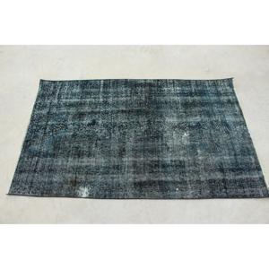 Alfombra, 3x4.9 pies, Alfombra Vintage, Alfombra Oriental Negra de Lana - Product Image 2