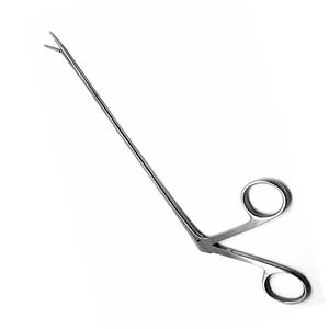 Forceps à action crocodile Fuller de qualité supérieure, droits, noirs, 80 mm, micro-forceps pour oreilles / micro-forceps alligator dentelés-droits - Product Image 1