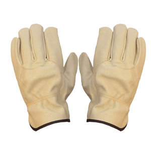 Gants de travail d'extérieur en cuir de vachette, légers, écologiques, avec protection des paumes, compatibles écrans tactiles, à prix de gros et bas - Product Image 4